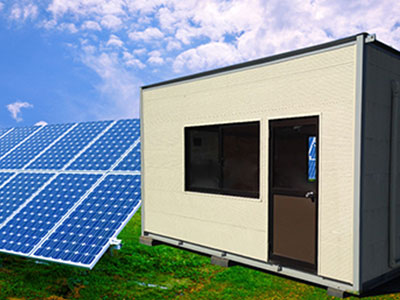ソーラー発電敷地内 管理事務所